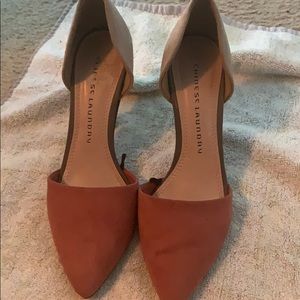 Like new// Chinese Laundry Two Tone Suede Pumps